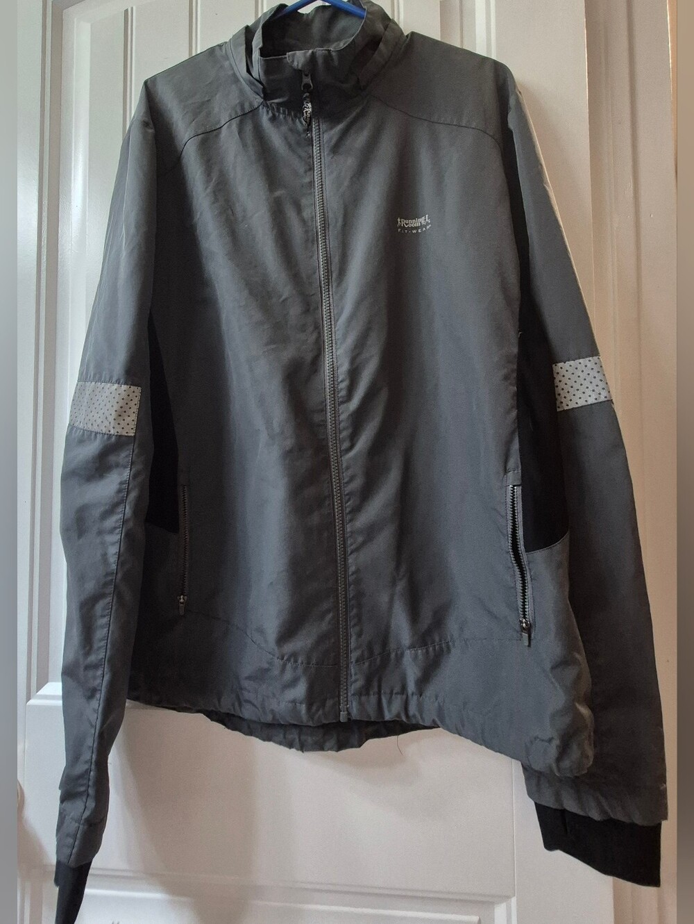 Mens Running Room Fit Wear Full-Zip Running Jacket Size XL